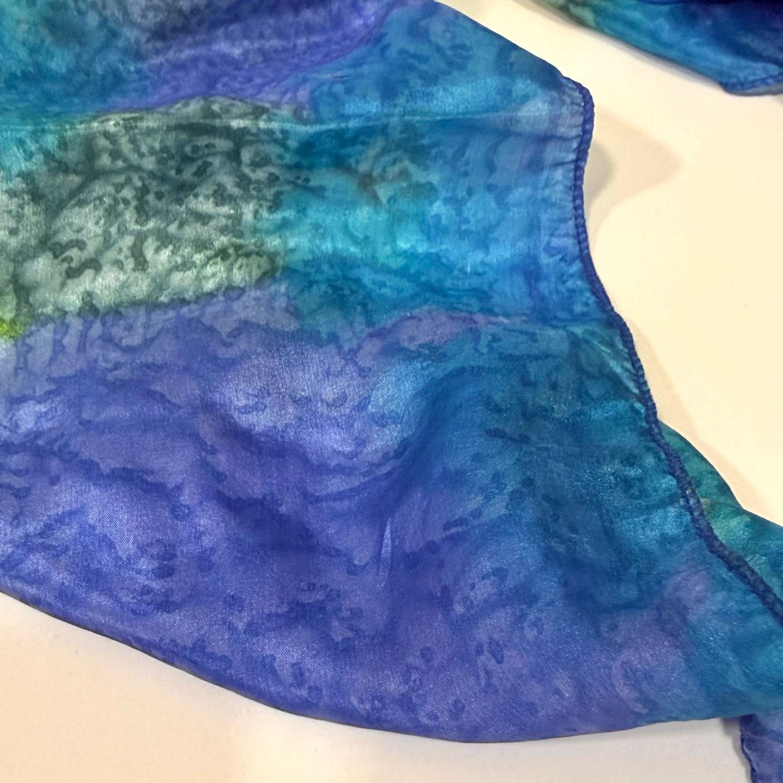 Vintage! Pañuelo seda efecto batik – photo 8